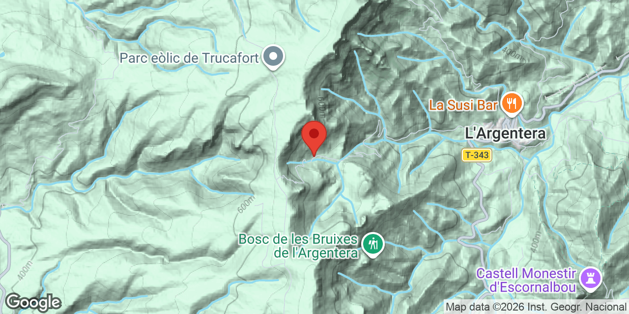 Mapa de situación de CABRER, COVA DEL