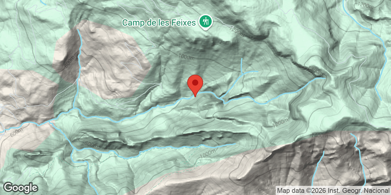 Mapa de situació de CAFERN, COVA DE