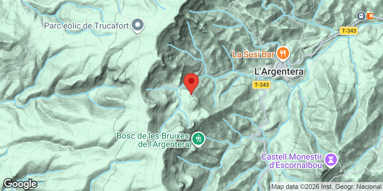Mapa de situación de REIETÓ, COVA DEL