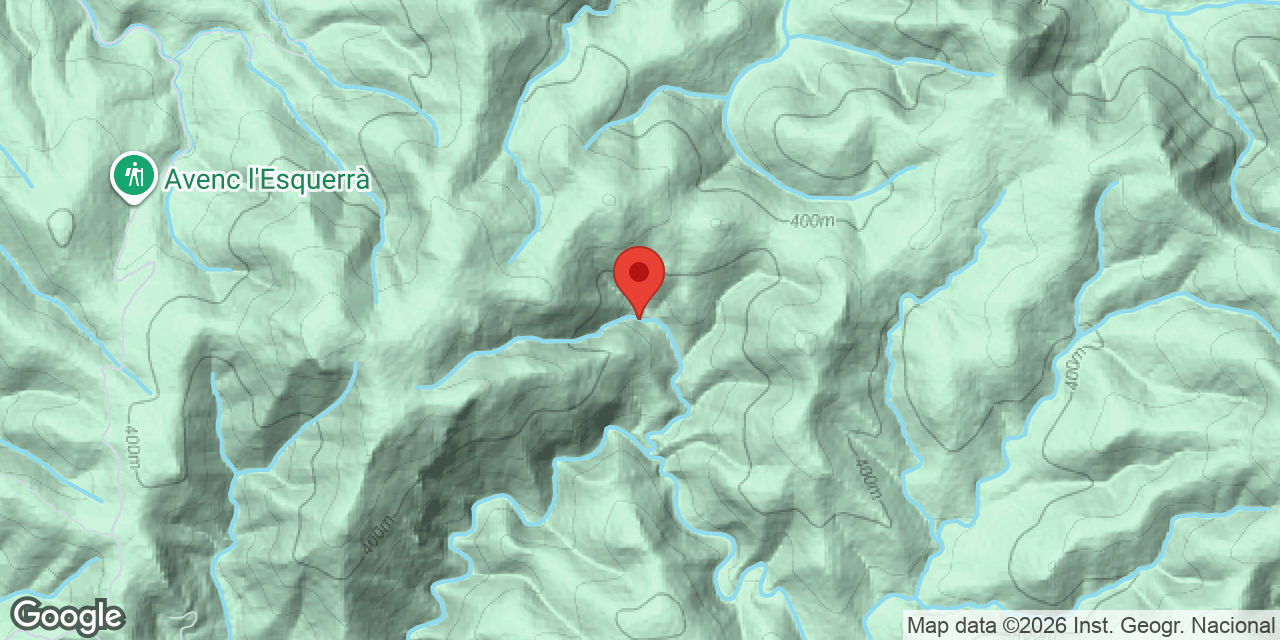 Mapa de situació de FERLETA, AVENC DE LA