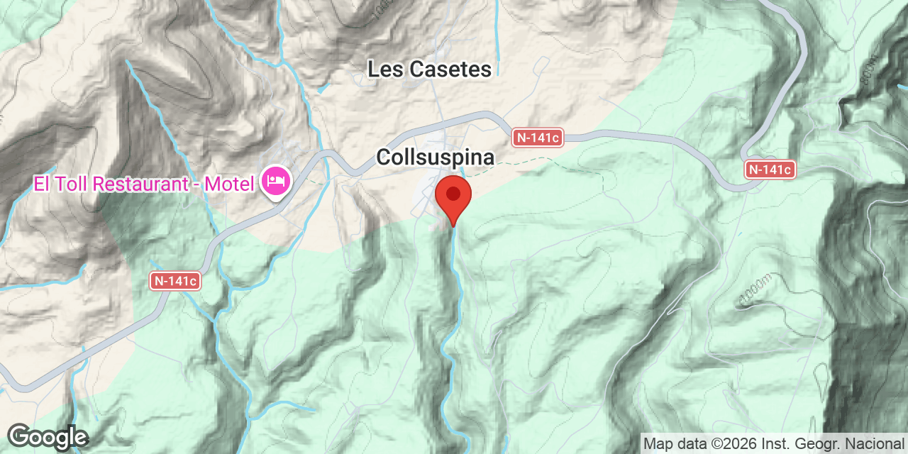 Mapa de situación de FONTSCALENTS, COVA DE
