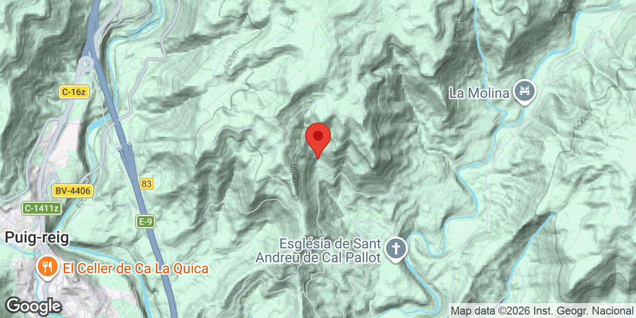 Mapa de situació de GUILLOTERA, BAUMA DE LA