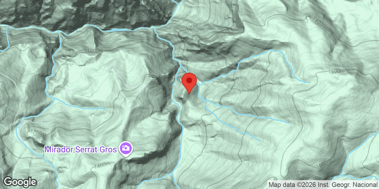 Mapa de situació de CAFERNA, AVENC DE