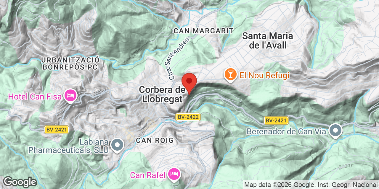 Mapa de situació de G-5, AVENC