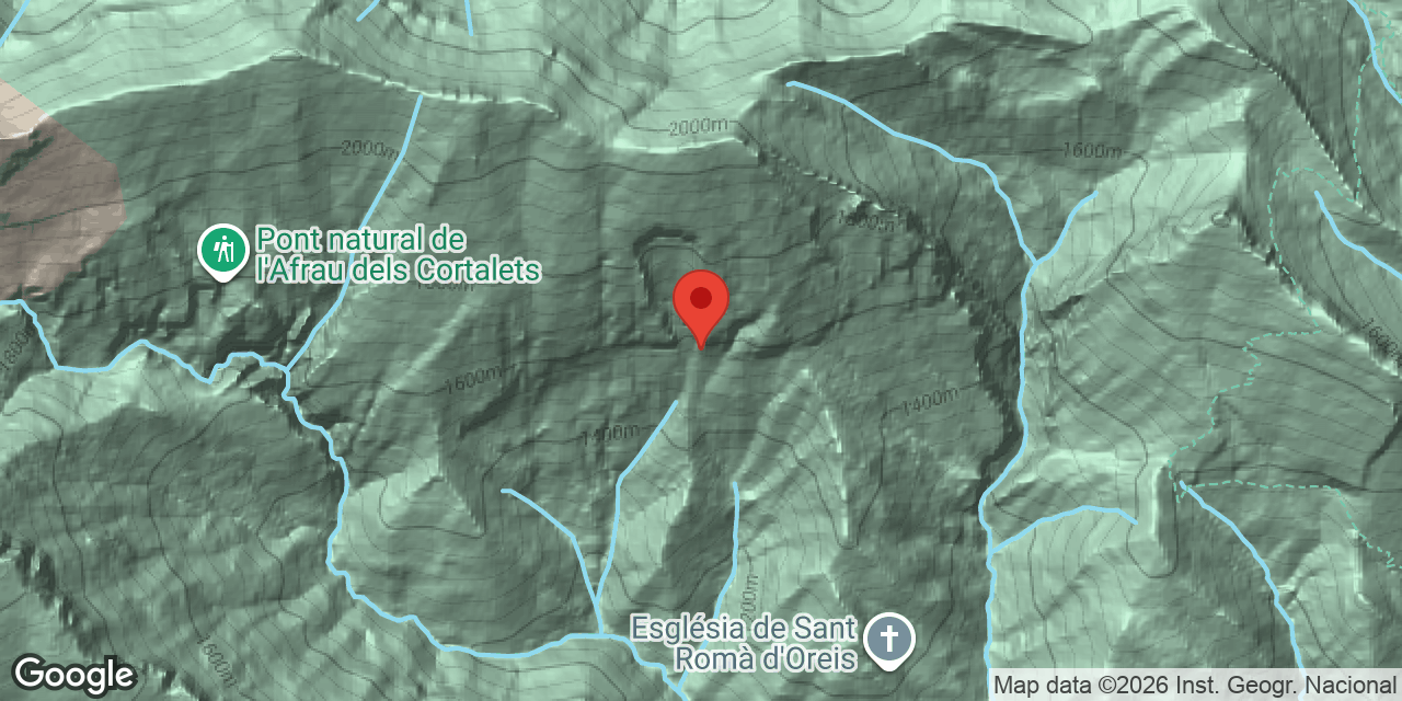 Location map of CAMBRA DELS BOCS, BALMA PETITA DE LA