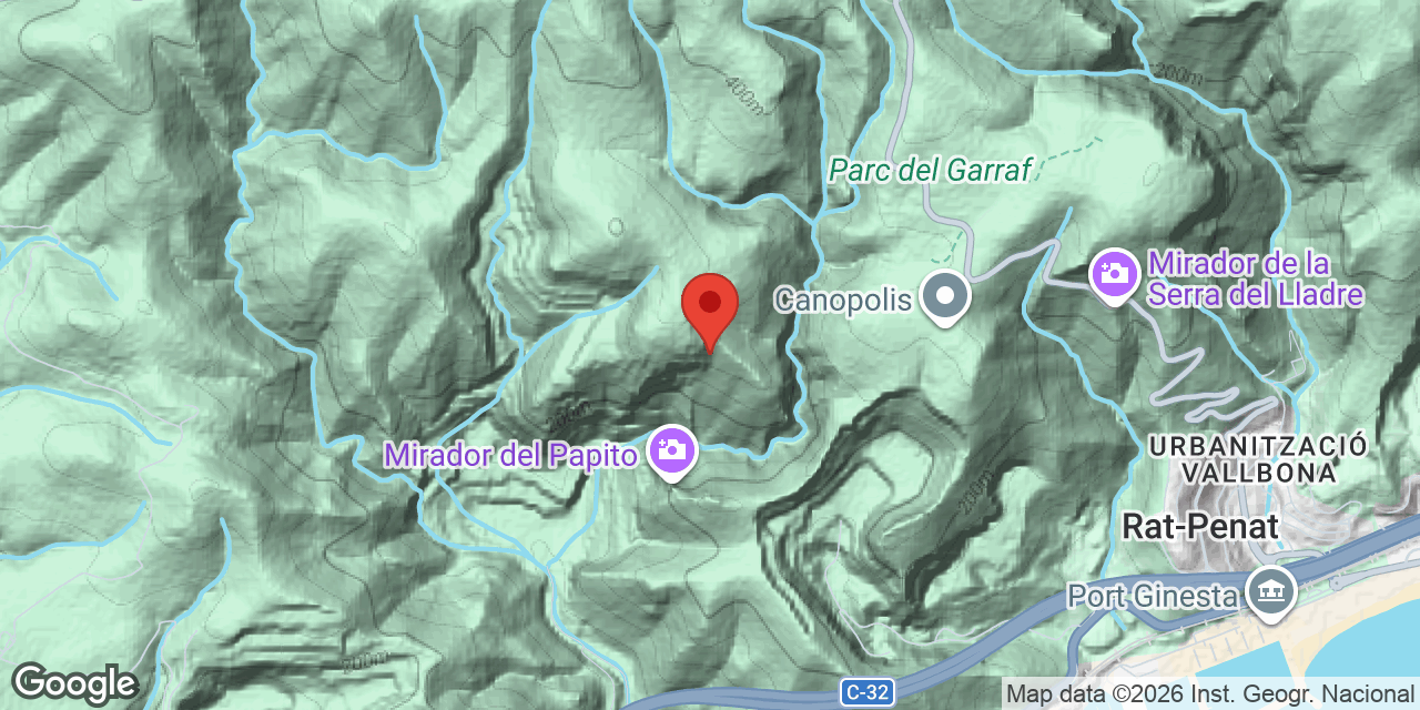 Mapa de situación de FORADADA, COVETA