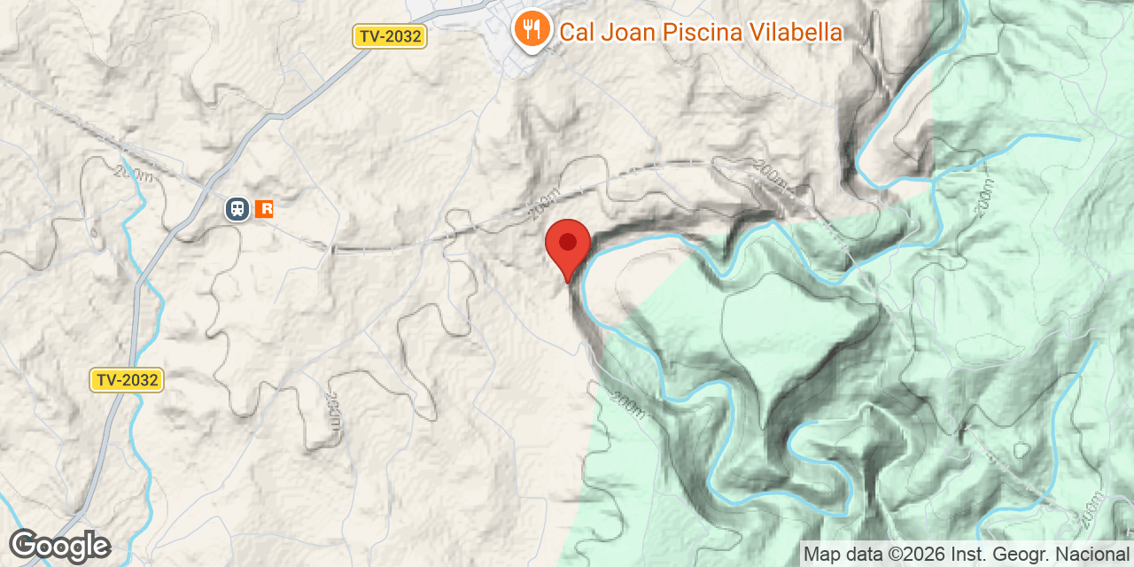 Mapa de situación de FORADADA, PONT DE LA