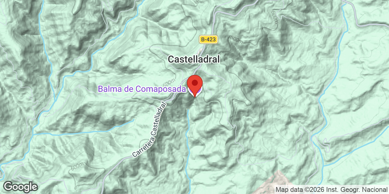 Location map of COMAPOSADA, BALMA DE