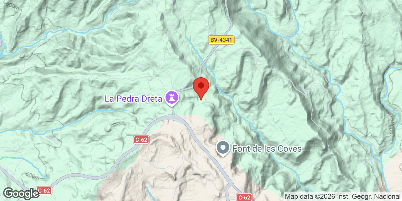 Location map of FONT DE LA TEULA, BALMA DE LA