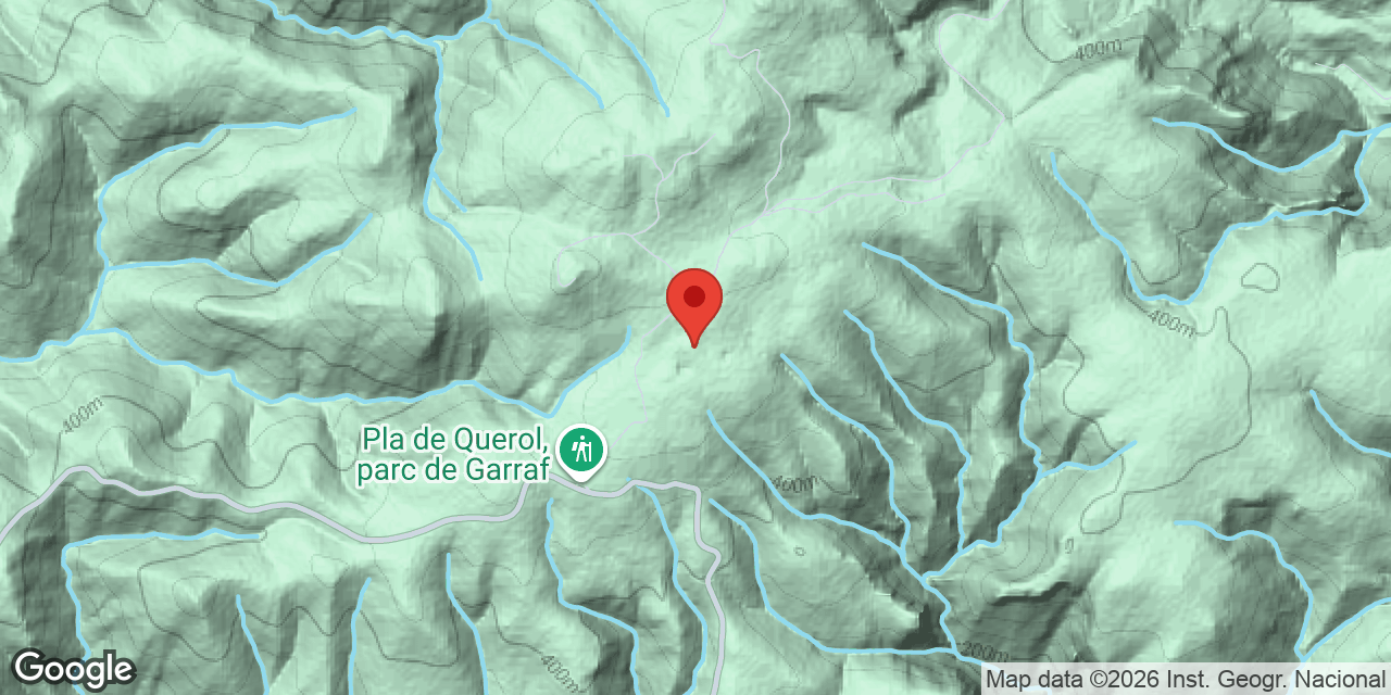 Location map of GERRO, AVENC DEL