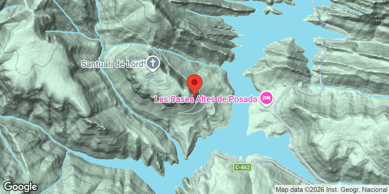 Mapa de situació de CINGLE DE LORD, BALMES DEL