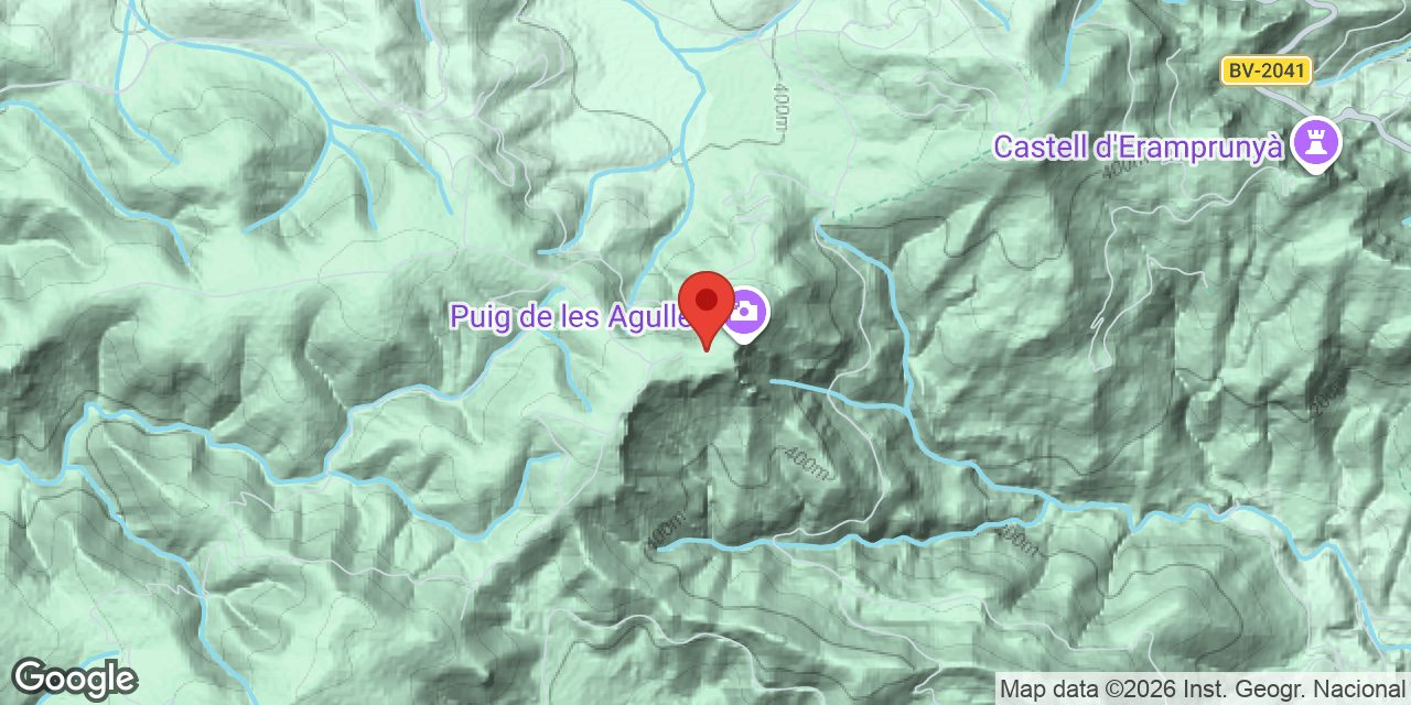 Mapa de situació de AGULLES, AVENC DE LES