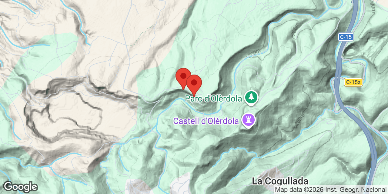 Location map of VALL, COVES DE LA