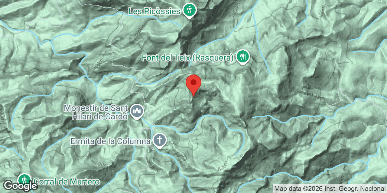 Location map of LLUMINOSA, COVA