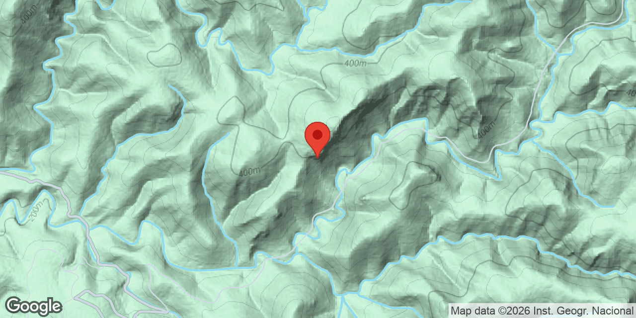 Mapa de situació de PENYES ROGES, BALMA I FORAT DE LES