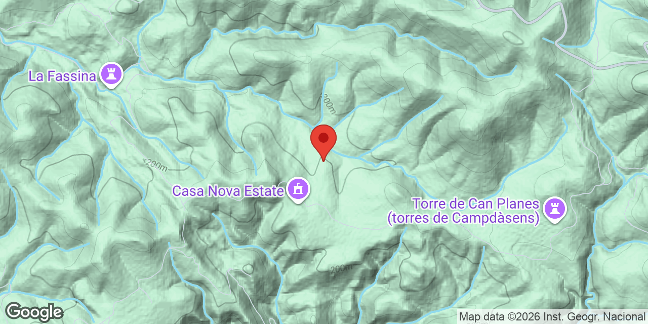 Mapa de situación de CASA NOVA, AVENC DE LA