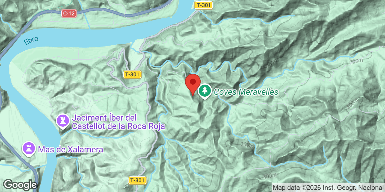 Mapa de situació de DOS, COVA DEL
