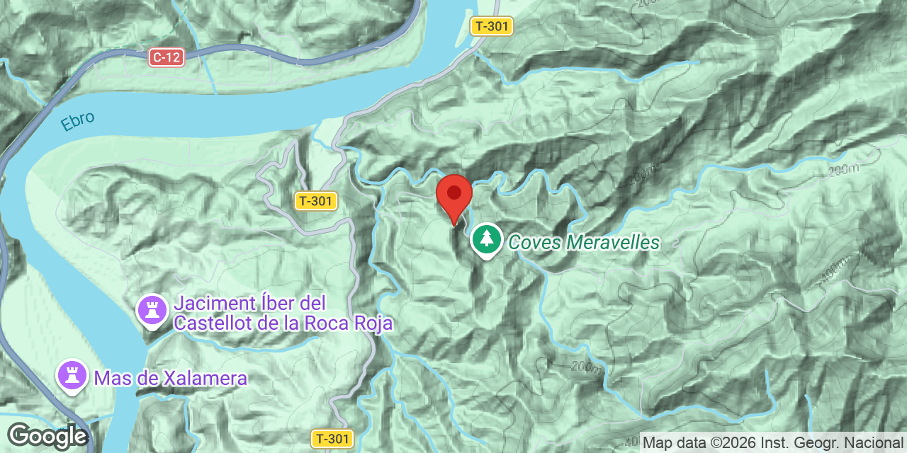 Mapa de situación de CATACLISME, AVENC DEL