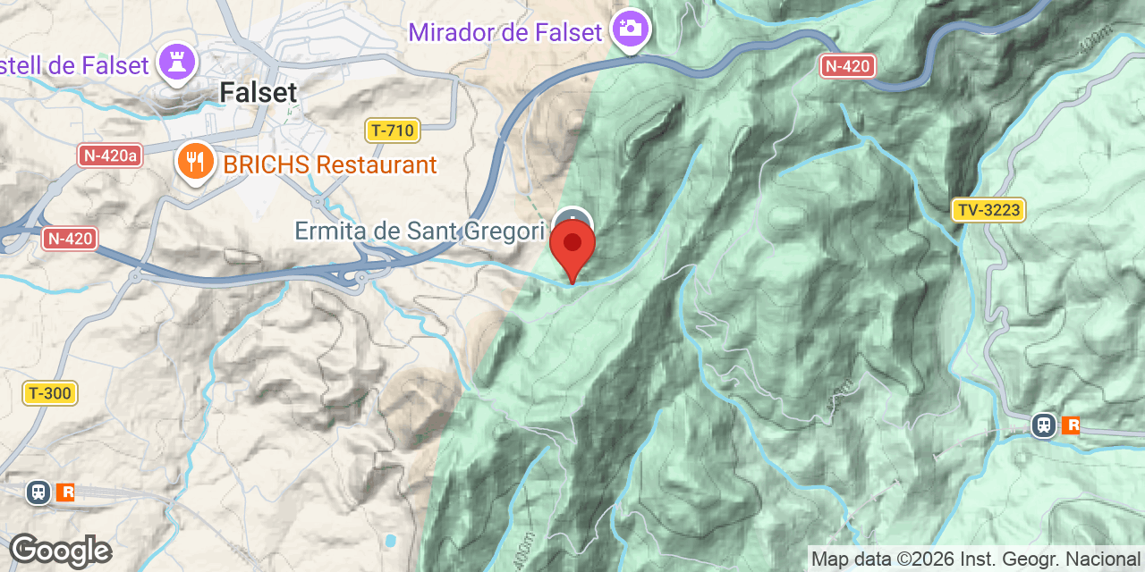 Mapa de situació de PASTORS, COVA DELS