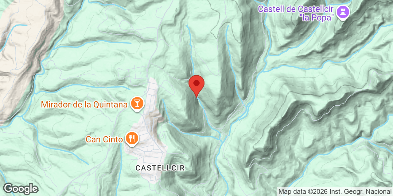 Mapa de situación de TORRENT D'ESPLUGUES, BALMA DEL