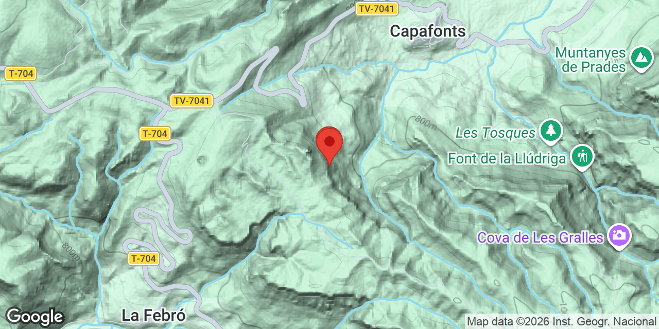 Mapa de situación de PICORANDAN, FORADADA DE
