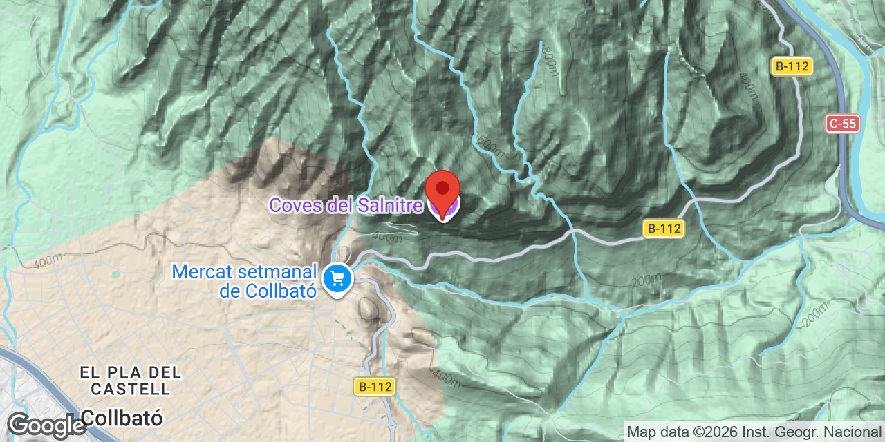 Mapa de situació de SALNITRE, AVENC DEL