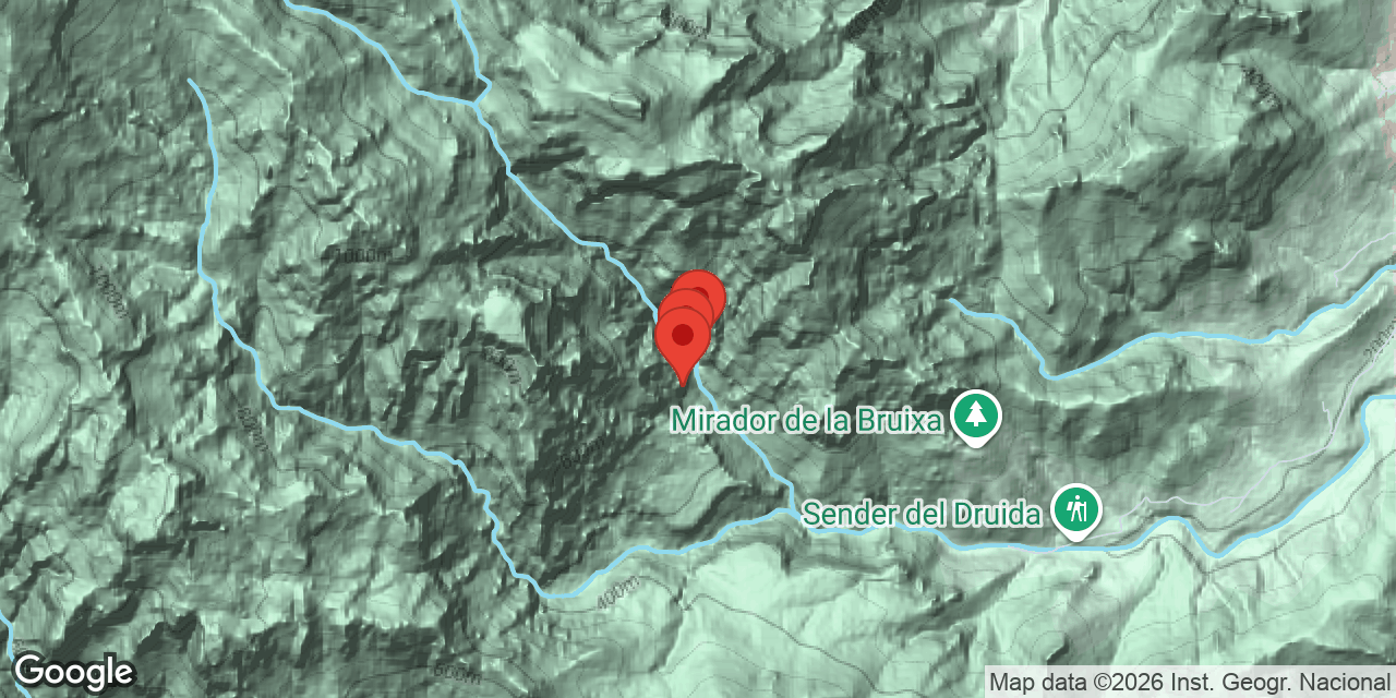 Mapa de situació de AIGUADONZELLA, COVES D'