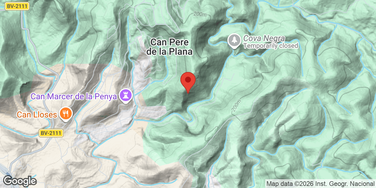 Mapa de situación de COSTER MITGER, BALMA DEL