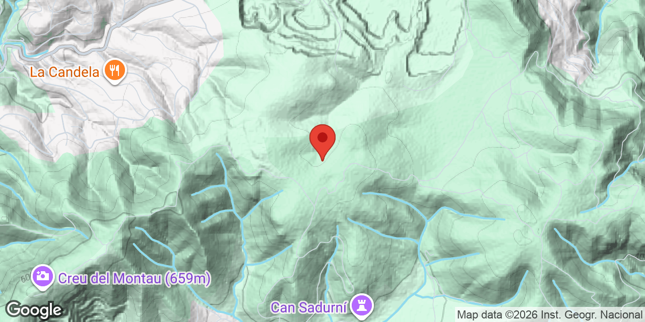Location map of SOT D'ÓSSOS. AVENC PETIT DE