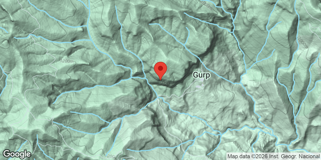 Mapa de situación de CORRALS DE GURP, ESPLUGA Nº1 DELS