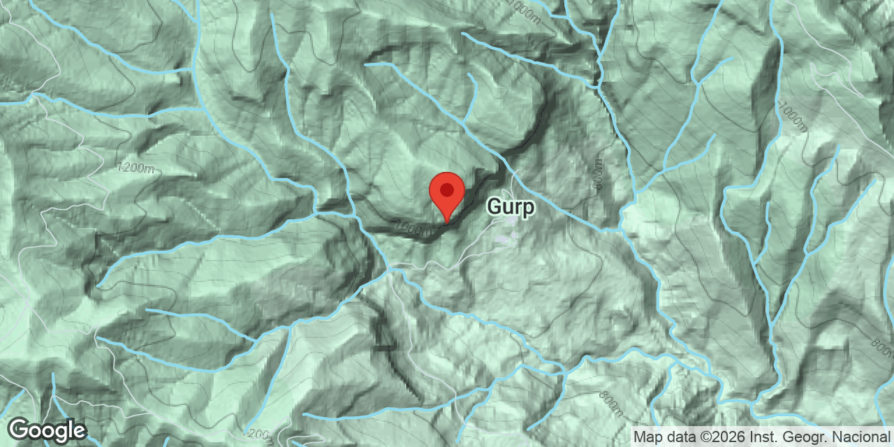 Mapa de situació de CORRALS DE GURP, ESPLUGA Nº2 DELS