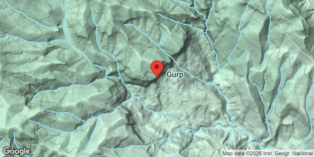 Mapa de situación de CORRALS DE GURP, ESPLUGA Nº5 DELS