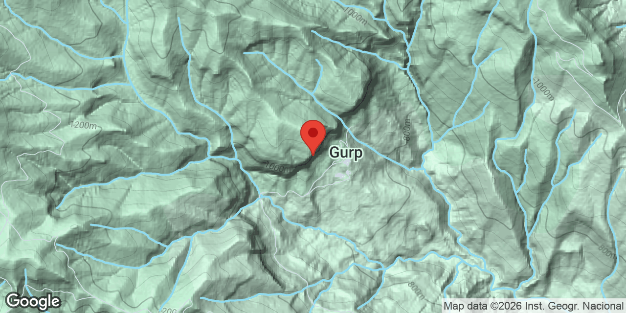 Mapa de situació de CORRALS DE GURP, ESPLUGA Nº6 DELS