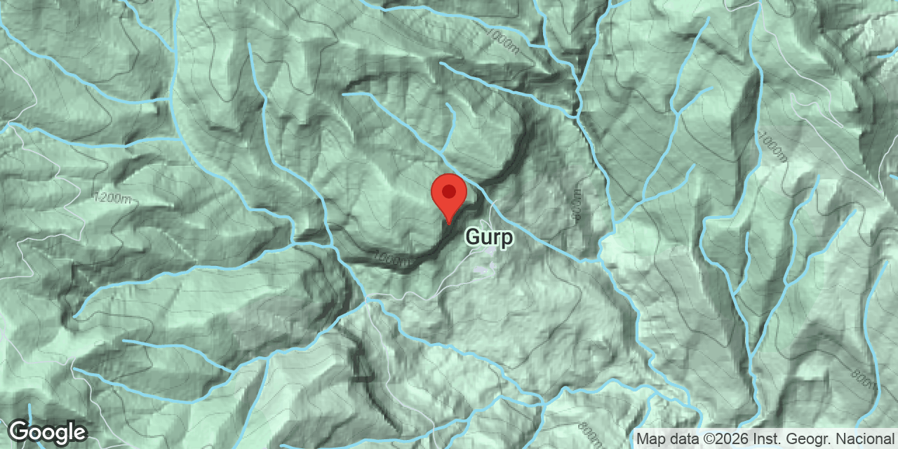Mapa de situación de CORRALS DE GURP, ESPLUGA Nº7 DELS