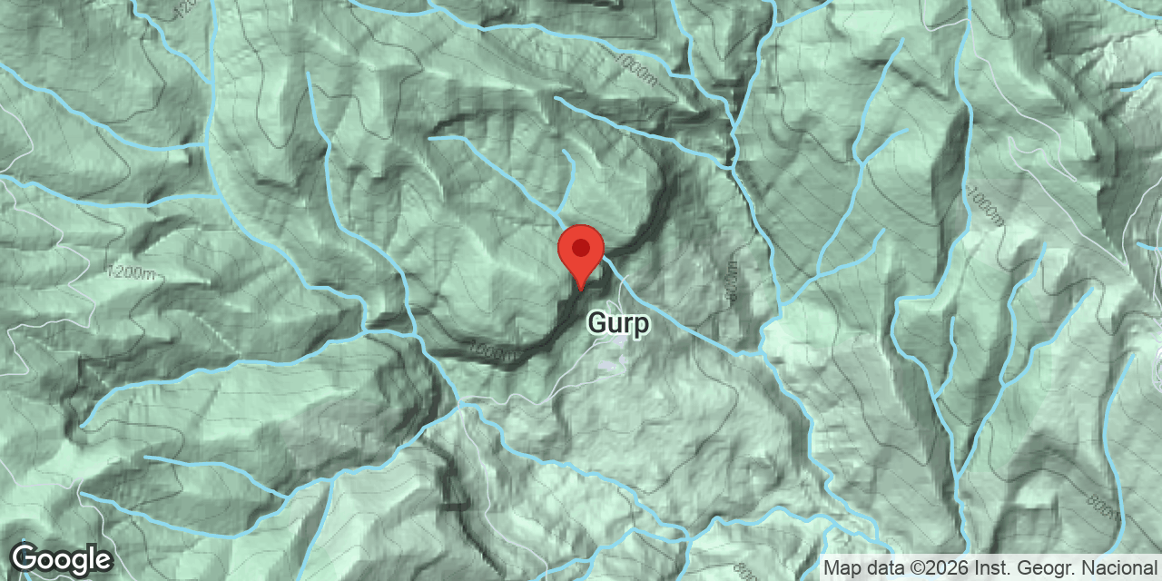 Carte de situation de CORRALS DE GURP, ESPLUGA Nº8 DELS