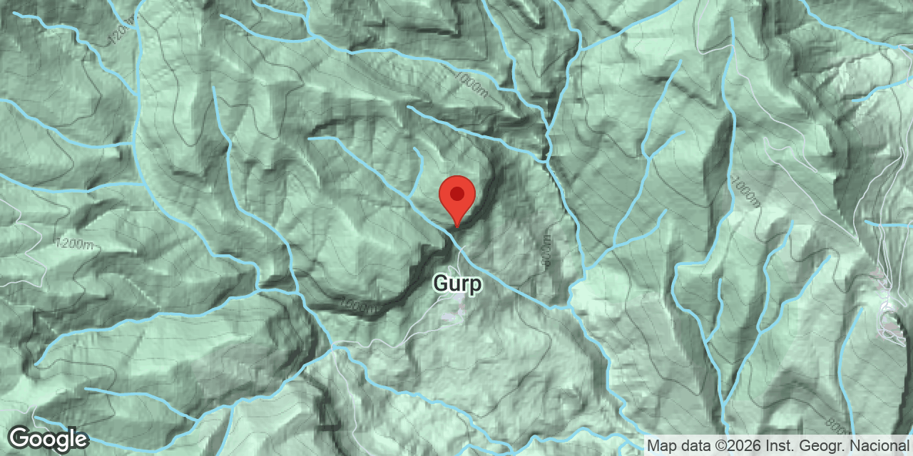Mapa de situación de CORRALS DE GURP, ESPLUGA Nº10 DELS