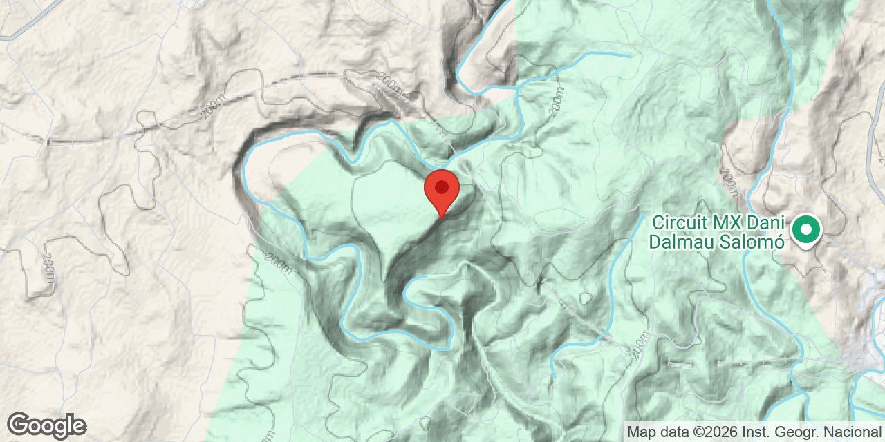 Mapa de situació de VERGERARS, BALMA DE