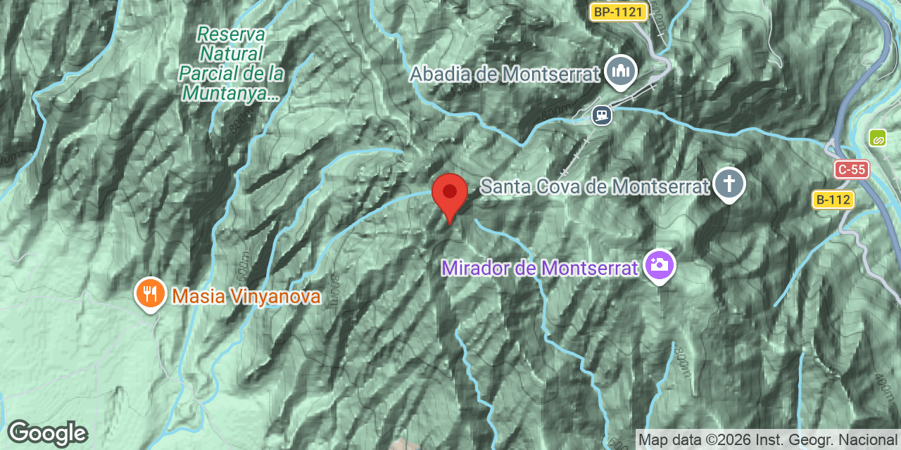 Mapa de situació de SANT JOAN BAPTISTA, BALMA DE