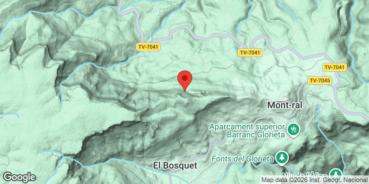 Mapa de situación de CAMÍ DEL TEIX, AVENC DEL