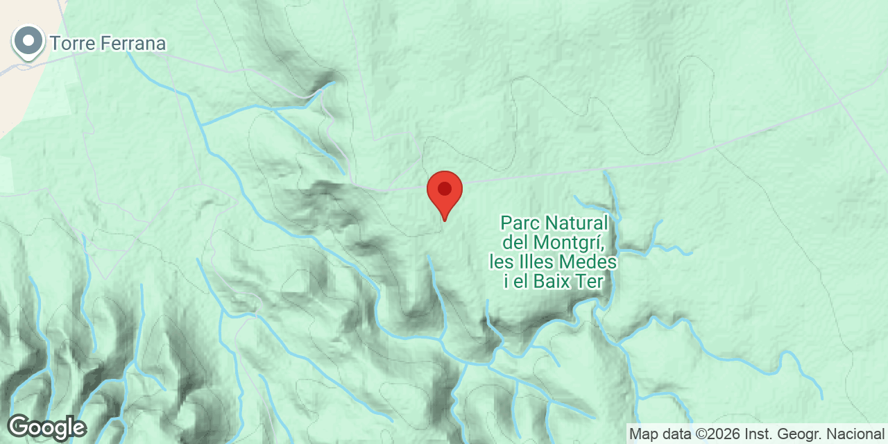 Mapa de situación de OSSOS, CAU DELS