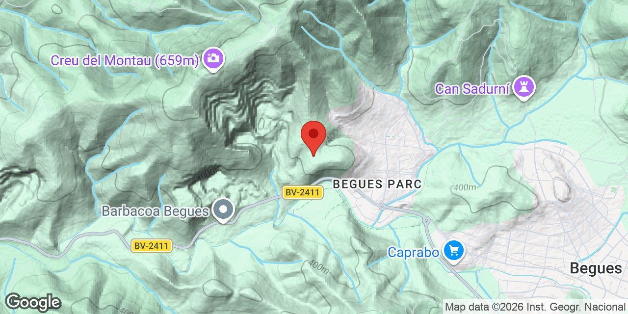 Location map of COLLA DEL PINXO, AVENC DE LA