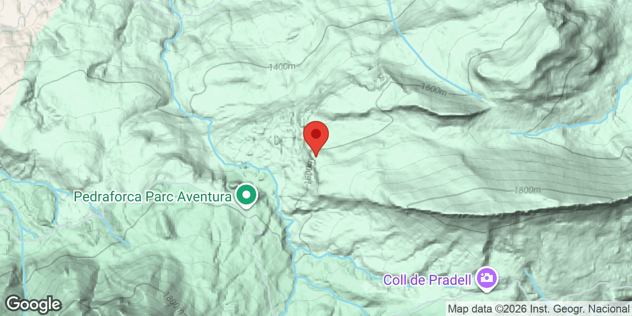 Mapa de situació de PALOMERA, ESQUERDES DE