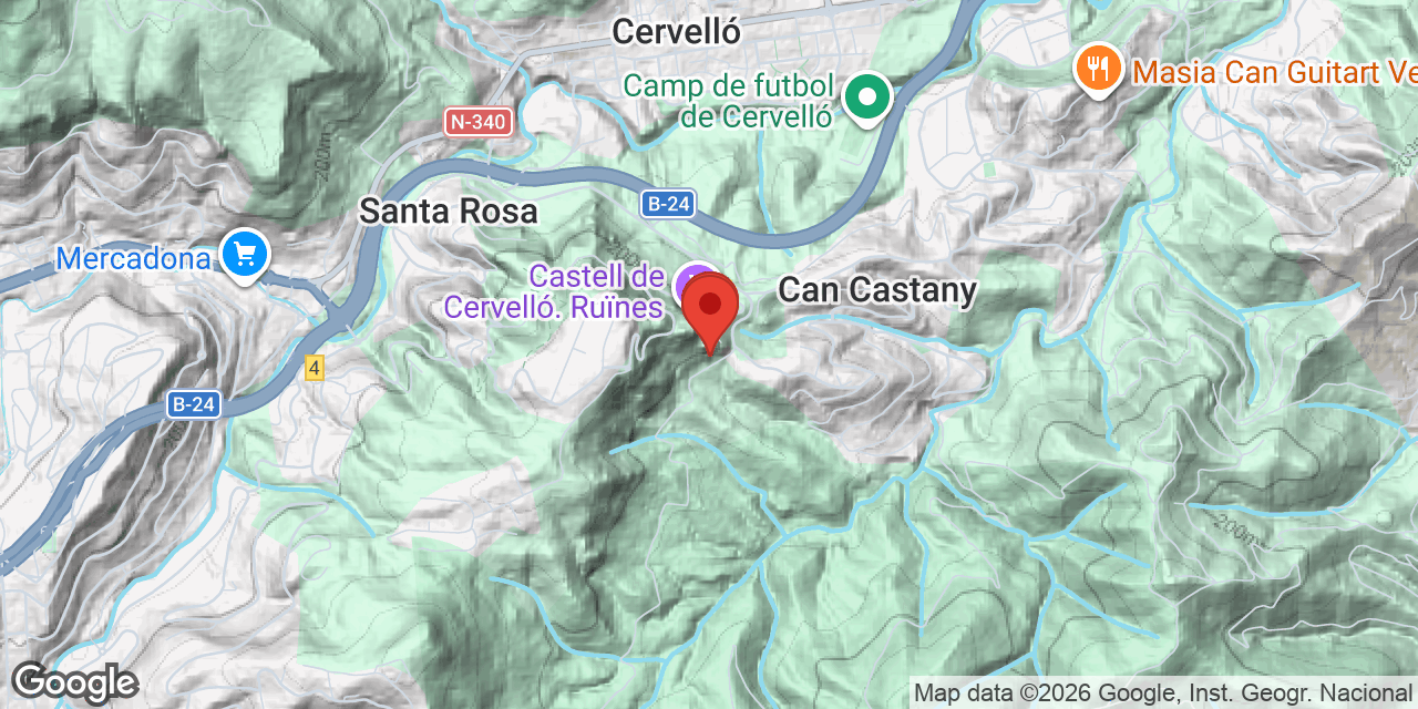 Carte de situation de SANTA MARIA, COVES DE