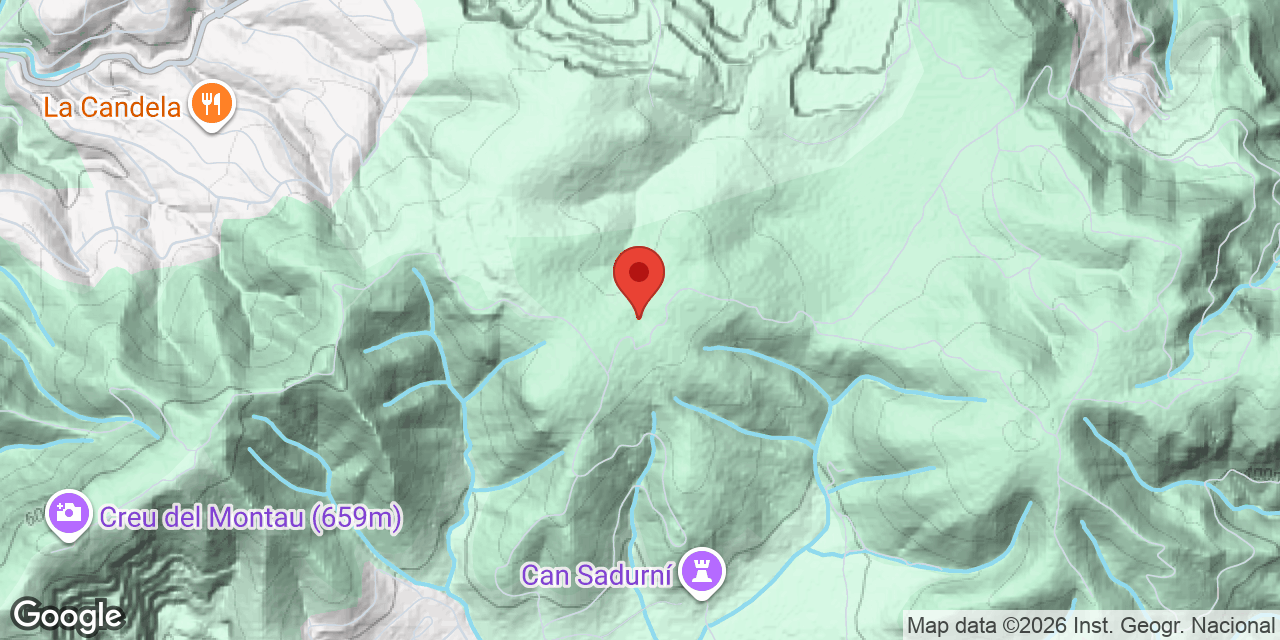 Mapa de situació de ALZINES, AVENC GRAN DE LES