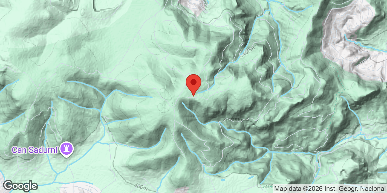 Mapa de situació de SERRA DEL MAS, AVENC SM-15 DE LA