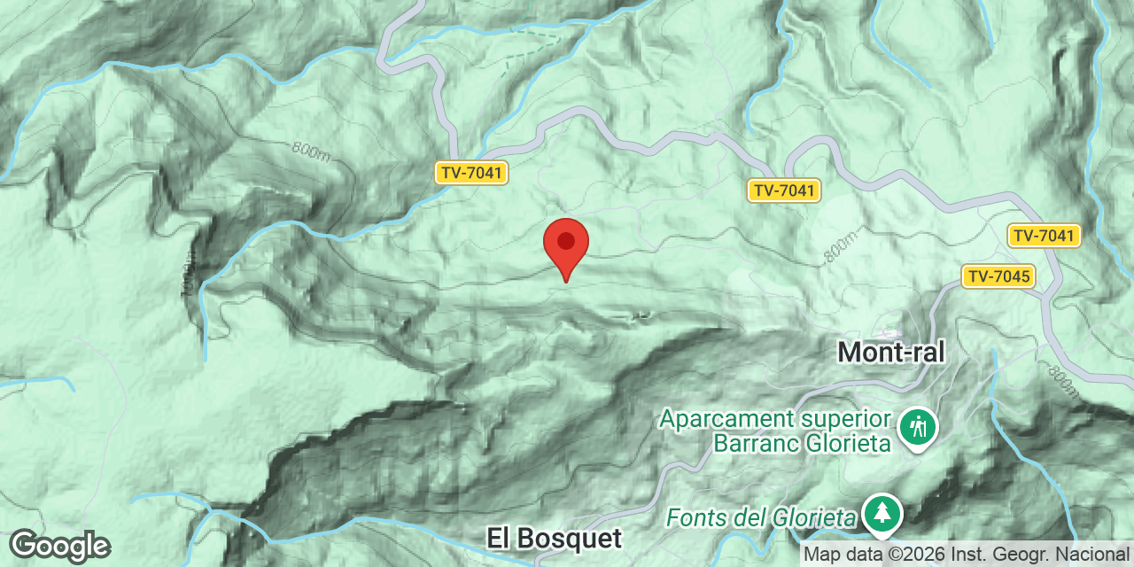 Carte de situation de LLOSA, COVA DE LA