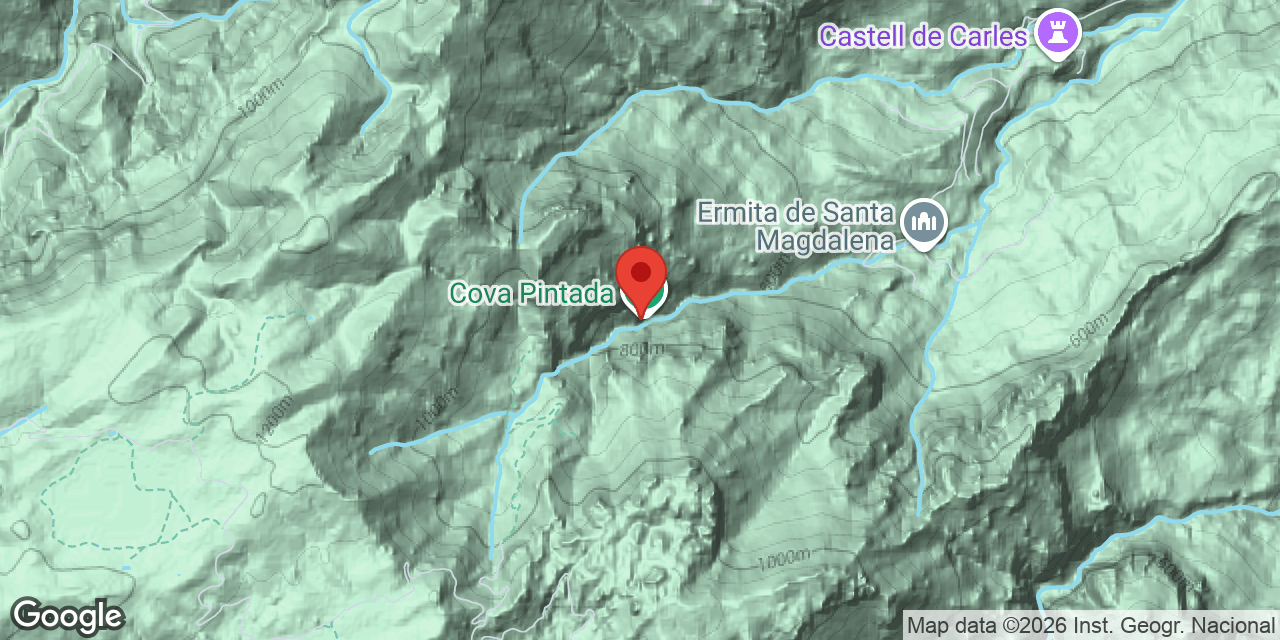Carte de situation de PINTADA D'ALFARA, COVA