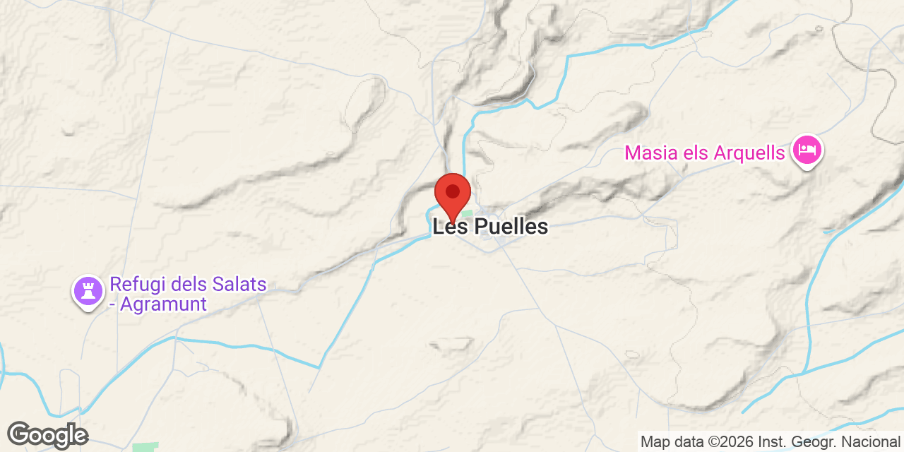 Carte de situation de PUELLES, BALMES DE LES