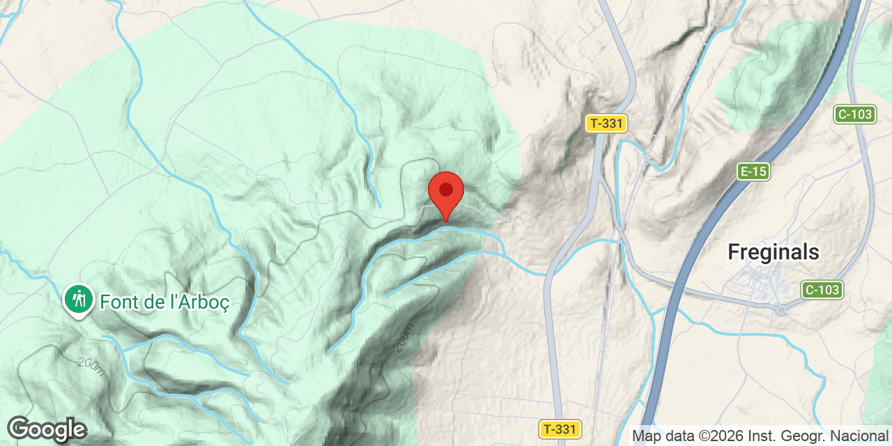 Carte de situation de MASETS, ABRIC DELS