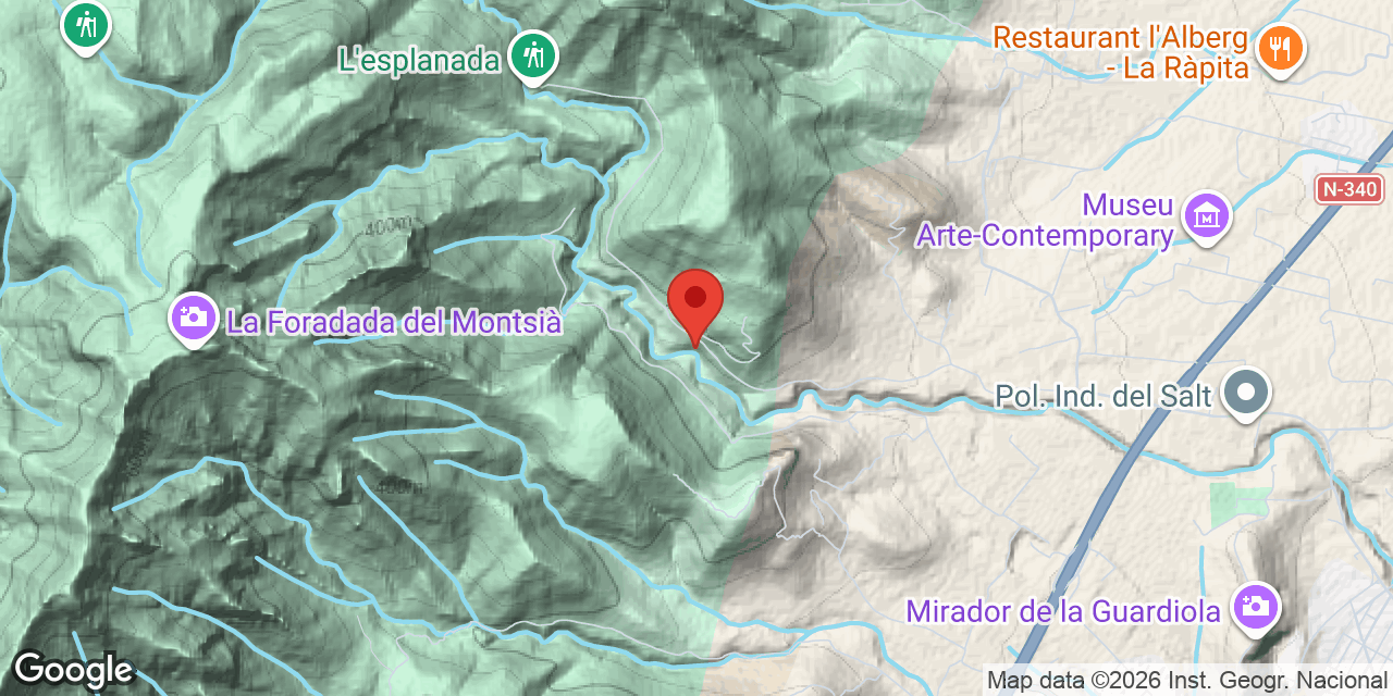Mapa de situación de FRANJOLS, COVA DELS